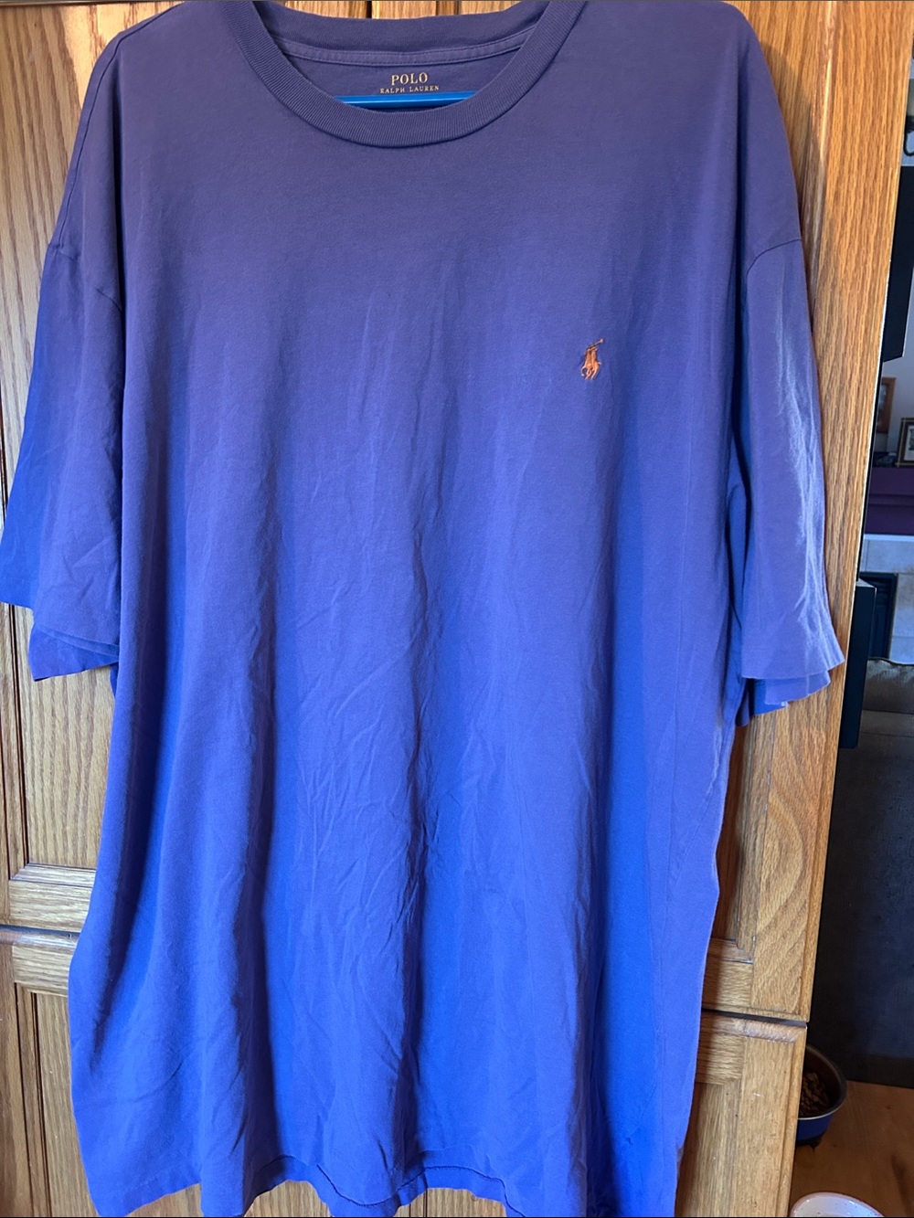 Polo by Ralph Lauren Purple Short Sleeve T-Shirt with Orange Pony